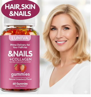 LUMIVA Hair, Skin & Nails + Collagen Gummies