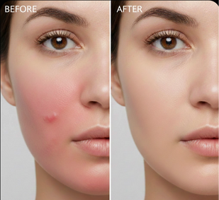 Painful pimples and supplement-triggered acne.